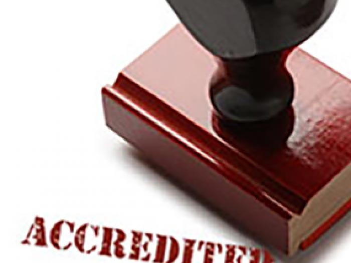 accredited stamp