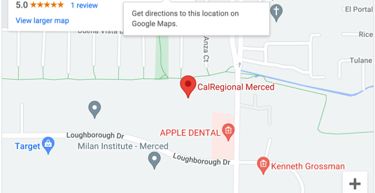 Merced, CA Map