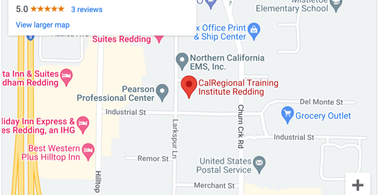 Redding, CA Map