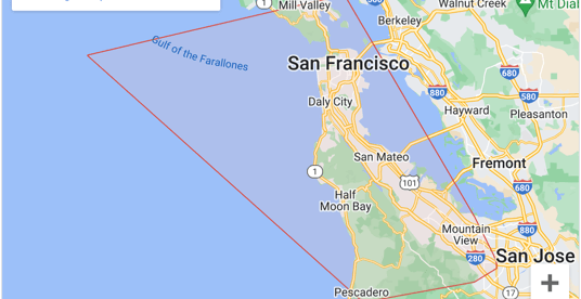 San Mateo, CA Map