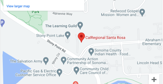 Santa Rosa, CA Map