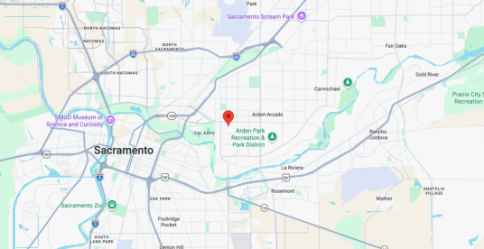 Sacramento, CA Map