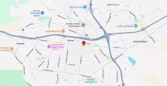 Corona, CA Map